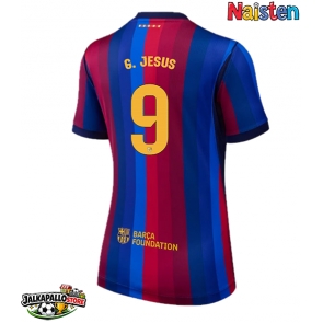 Barcelona Gabriel Jesus #9 Kotipaita Naisten 2026-27 Lyhythihainen